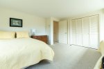 East-facing bedroom with queen, trundle bed, AC